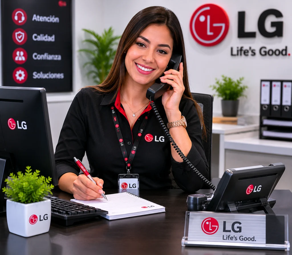 Equipo de atención y técnicos certificados LG en Chile