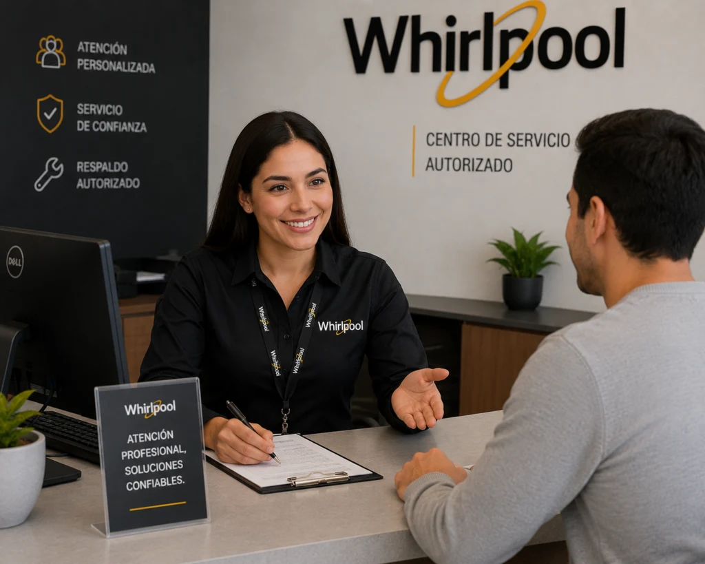 Técnico Whirlpool atendiendo aires acondicionados whirlpool en Chile